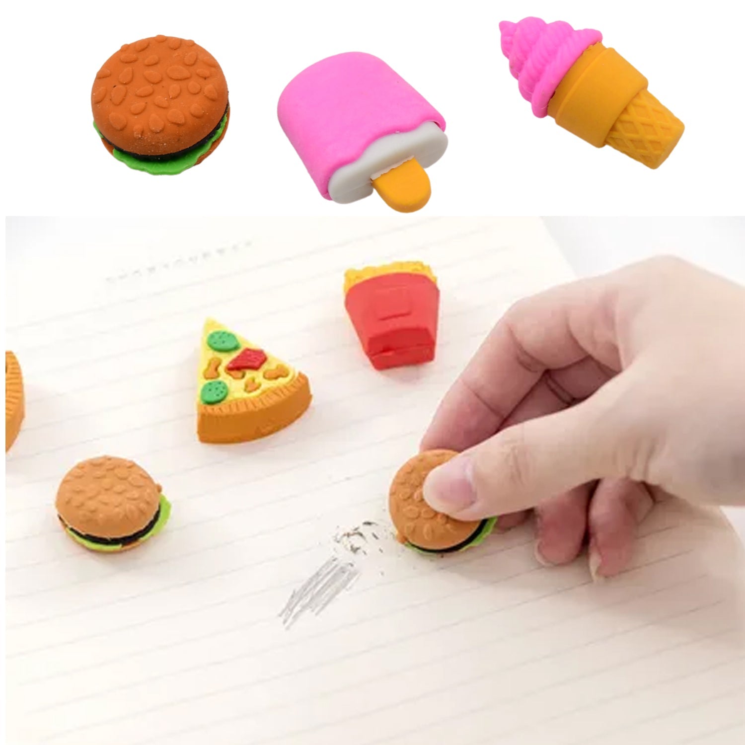 Fancy & Stylish Colorful Eraser Fancy & Stylish Colorful Eraser
